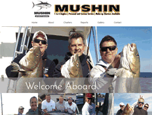 Tablet Screenshot of mushinsportfishing.com